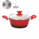 Caçarola 22cm 3,24 Litros 3.7mm Indução Ceramic Class Rubi